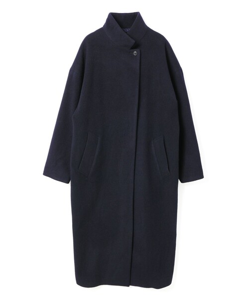 mizuiro ind ウールブレンドスタンドカラーコート（その他アウター