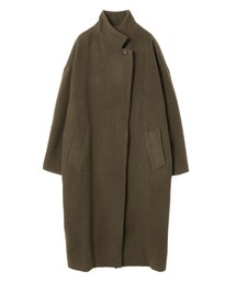 mizuiroind | mizuiro ind ウールブレンドスタンドカラーコート(その他アウター)