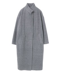 mizuiroind | mizuiro ind ウールブレンドスタンドカラーコート(その他アウター)