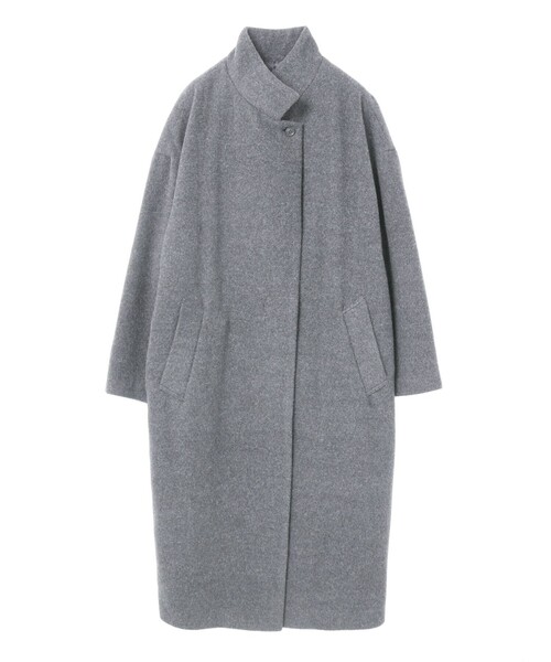mizuiro ind ウールブレンドスタンドカラーコート（その他アウター
