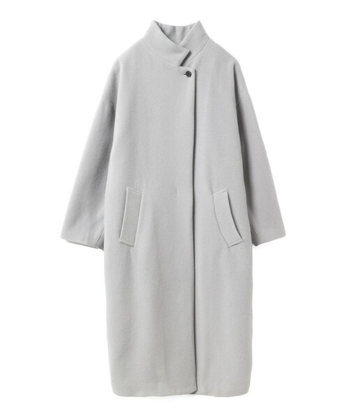 mizuiro ind ウールブレンドスタンドカラーコート（その他アウター