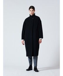 mizuiroind（ミズイロインド）の「mizuiro ind ウールブレンドスタンドカラーコート（その他アウター）」