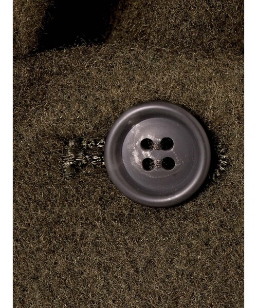 mizuiroind(ミズイロインド)の「mizuiro ind ウールブレンドスタンドカラーコート(その他アウター・レディース・ブラック/チャコールグレー/ネイビー/ブラウン/ライトグレー・FREE)」の10枚目の写真