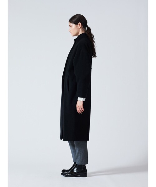 mizuiro ind ウールブレンドスタンドカラーコート（その他アウター