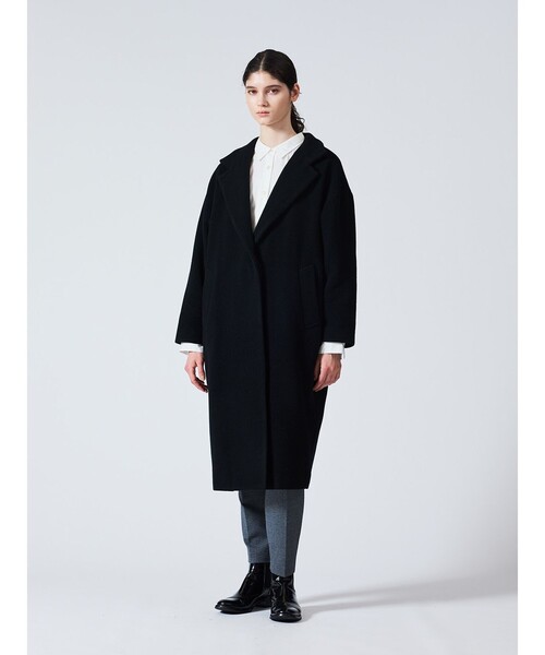 mizuiro ind ウールブレンドスタンドカラーコート（その他アウター