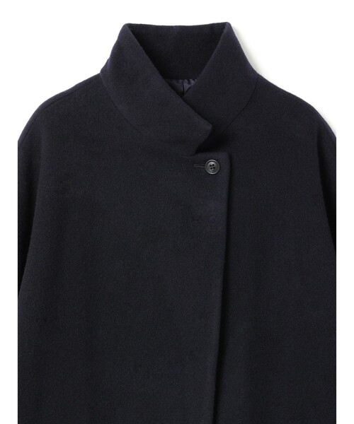 mizuiroind(ミズイロインド)の「mizuiro ind ウールブレンドスタンドカラーコート(その他アウター・レディース・ブラック/チャコールグレー/ネイビー/ブラウン/ライトグレー・FREE)」の19枚目の写真