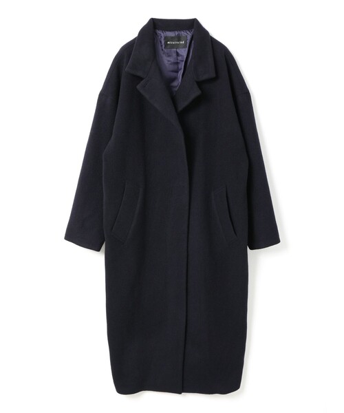 mizuiro ind ウールブレンドスタンドカラーコート（その他アウター