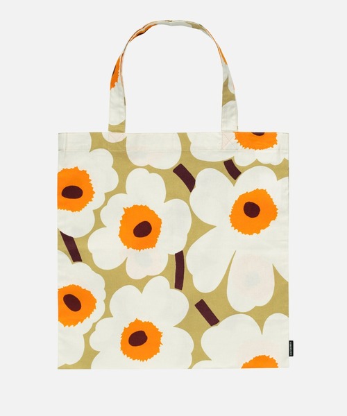 marimekko(マリメッコ)の「Pieni Unikko / tote bag43x44 cm(トートバッグ・レディース・キャメル・FREE)」の1枚目の写真