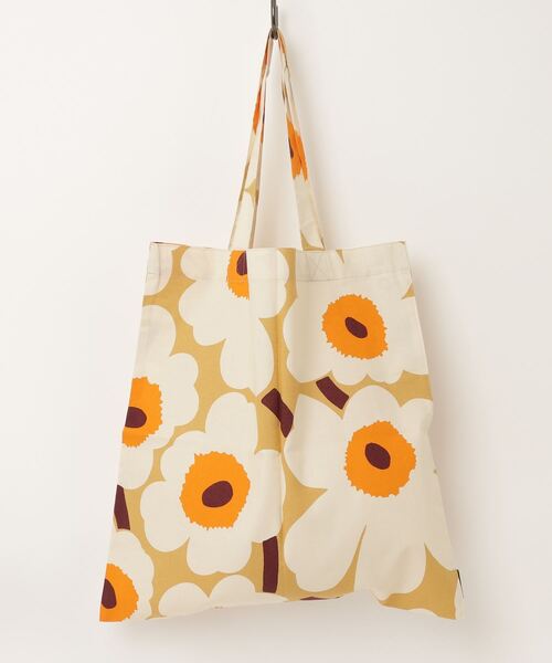 marimekko(マリメッコ)の「Pieni Unikko / tote bag43x44 cm(トートバッグ・レディース・キャメル・FREE)」の9枚目の写真