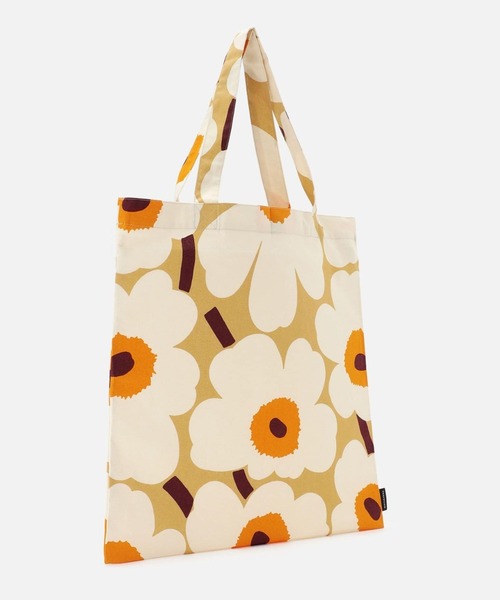 marimekko(マリメッコ)の「Pieni Unikko / tote bag43x44 cm(トートバッグ・レディース・キャメル・FREE)」の2枚目の写真