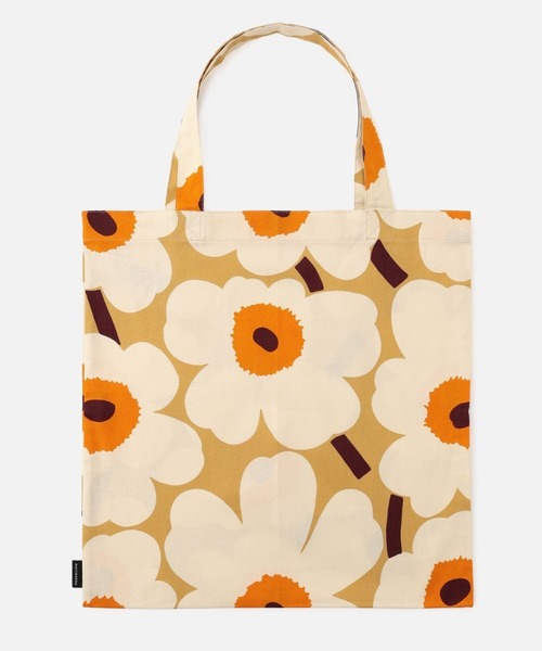 marimekko(マリメッコ)の「Pieni Unikko / tote bag43x44 cm(トートバッグ・レディース・キャメル・FREE)」の3枚目の写真