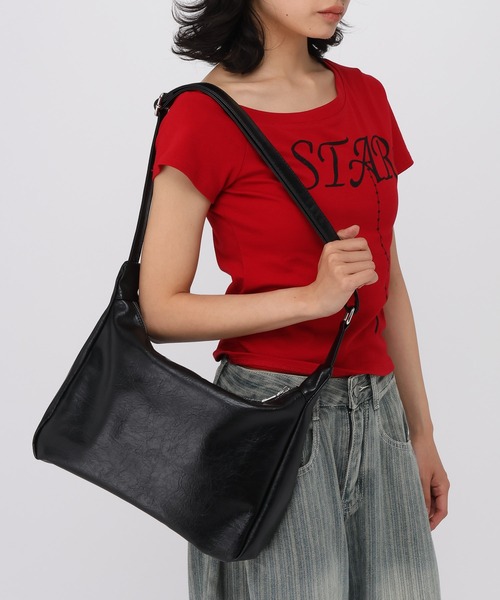 LAND MUSEUM（ランドミュージアム）の「LAND MUSEUM／レザークロスBAG（ショルダーバッグ・メンズ・ブラック・ONE SIZE）」の17枚目の写真