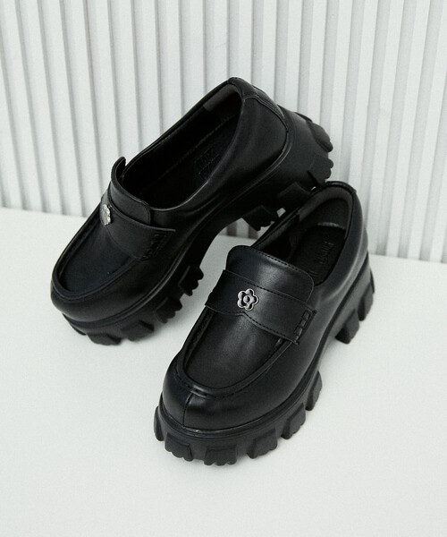 MARY QUANT × PUBLUX/マリークワント フラワーモチーフ 厚底