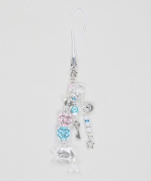 ビーズストラップ♪ カラービーズストラップ 【PUD041】 | pudi