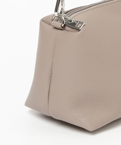 LOWRYS FARM（ローリーズファーム）の「ポーチツキ２ＰＢＡＧ／L　578360（ショルダーバッグ・レディース・グレイッシュベージュ/ブラック・FREE）」の5枚目の写真