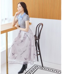 CELFORD | 【CELFORD×P.J. REDOUTEコラボ】 Rosa刺繍チュールスカート(スカート)
