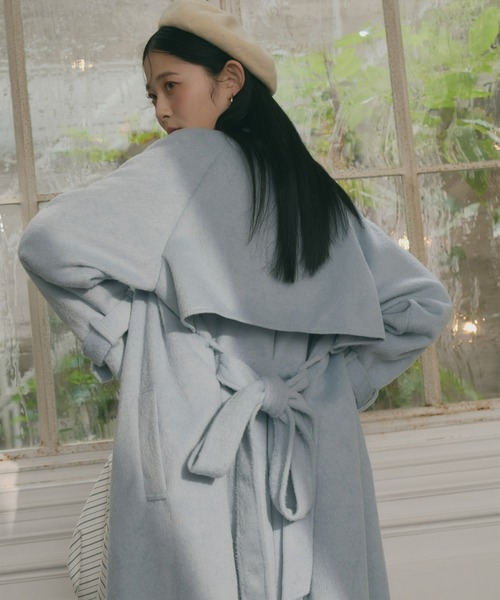 Olu.（オルドット）の「ダブルシャギーロングコート（ステンカラー