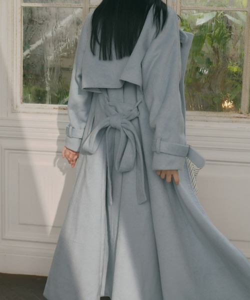 Olu.（オルドット）の「ダブルシャギーロングコート（ステンカラー