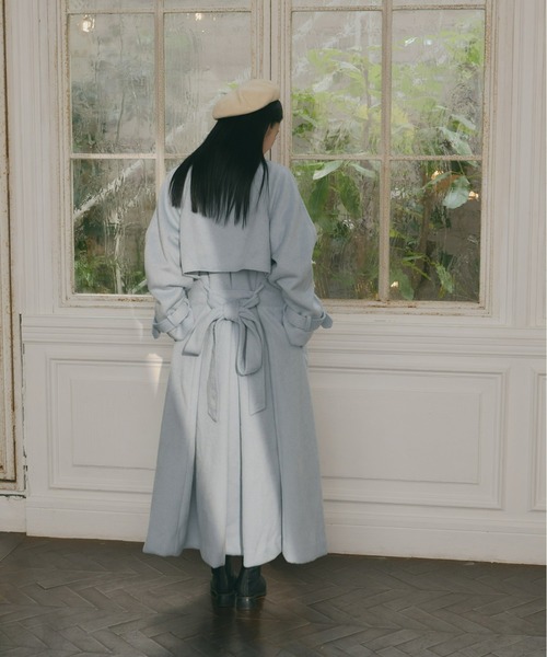 Olu.（オルドット）の「ダブルシャギーロングコート（ステンカラー