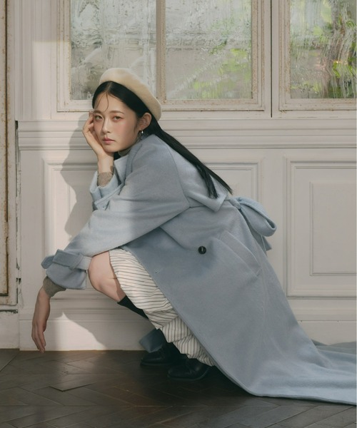 Olu.（オルドット）の「ダブルシャギーロングコート（ステンカラー