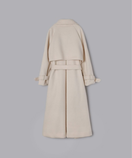 ダブルシャギーロングコート（ステンカラーコート）｜Olu.（オルドット