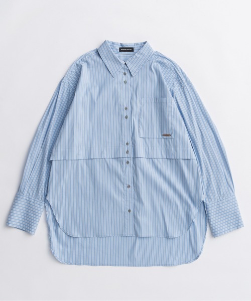 メゾンスペシャル　シャツ UNISEX》Prime-Over Cupra Regular Collar Shirt/プライム