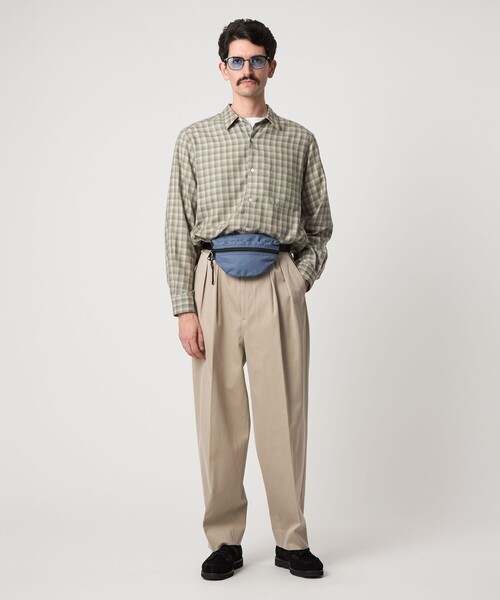 Steven Alan> ネル オンブレー チェック レギュラーカラー Steven Alan> ネル オンブレー チェック レギュラーカラー