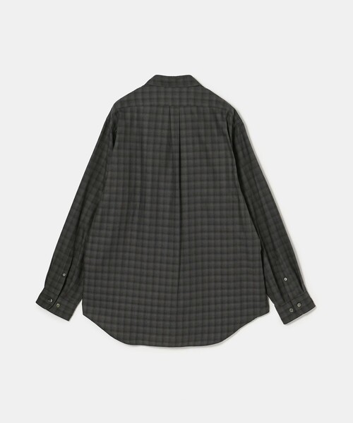 Steven Alan チェック レギュラーカラー シャツ LOOSE FIT Steven Alan＞ C/L/S チェック レギュラーカラー シャツ ALINE LOOSE