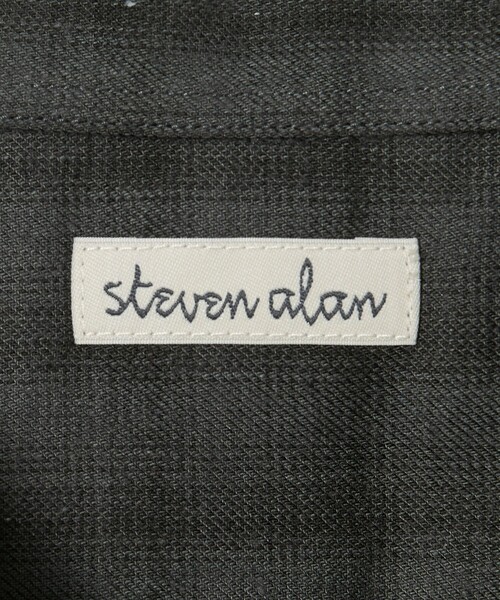 Steven Alan（スティーブンアラン）の「＜Steven Alan＞ ネル  オンブレー チェック レギュラーカラー シャツ NARROW（シャツ/ブラウス・メンズ・ベージュ/ブラック/グレー・S/M/L/XL）」の5枚目の写真