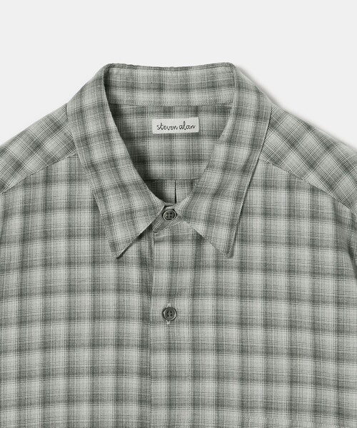 Steven Alan C/L/S チェック レギュラーカラー シャツ Steven Alan（スティーブンアラン）の「＜Steven Alan＞ ピンオックス
