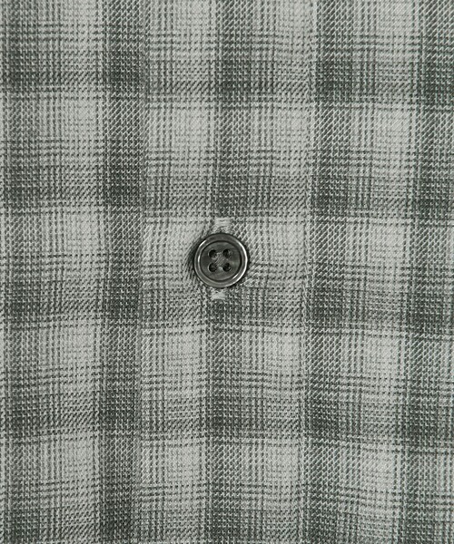 Steven Alan（スティーブンアラン）の「＜Steven Alan＞ ネル  オンブレー チェック レギュラーカラー シャツ NARROW（シャツ/ブラウス・メンズ・ベージュ/ブラック/グレー・S/M/L/XL）」の10枚目の写真