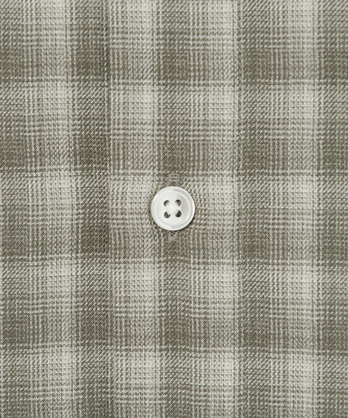 セール】＜Steven Alan＞ ネル オンブレー チェック レギュラーカラー