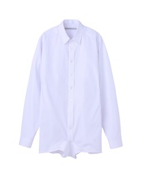 COTTON SATIN CORSET JUMP SUIT SHIRT