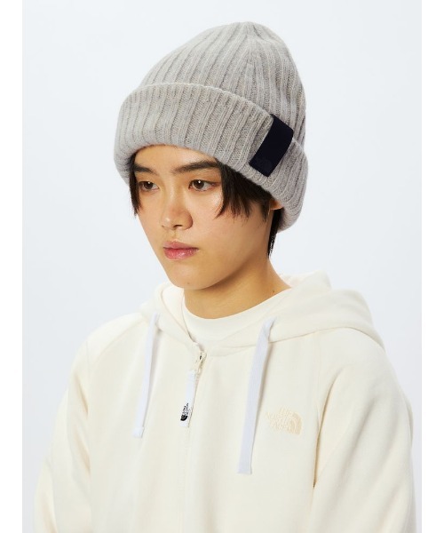 THE NORTH FACE（ザノースフェイス）の「【THE NORTH FACE】Radial Wool Beanie（ニットキャップ/ビーニー・メンズ・ネイビー/ホワイト系その他/ブラック/チャコール・FREE）」の12枚目の写真