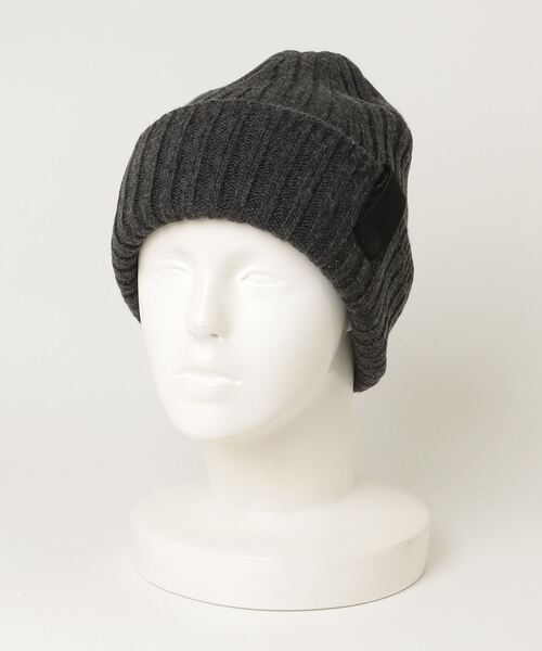 THE NORTH FACE（ザノースフェイス）の「【THE NORTH FACE】Radial Wool Beanie（ニットキャップ/ビーニー・メンズ・ネイビー/ホワイト系その他/ブラック/チャコール・FREE）」の7枚目の写真