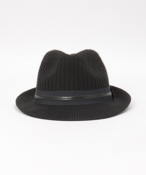ikka（イッカ）の「ウールライクサーモ中折ハット（ハット・メンズ・ブラック/モカ/ネイビー・FREE）」の5枚目の写真