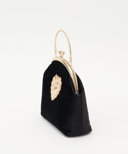 CIAOPANIC（チャオパニック）の「【Lumé/ルメ】メタルハートがま口バッグ（ショルダーバッグ・レディース・ボルドー/ブラック・FREE）」の9枚目の写真