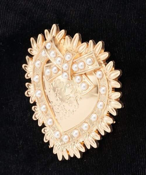 CIAOPANIC（チャオパニック）の「【Lumé/ルメ】メタルハートがま口バッグ（ショルダーバッグ・レディース・ボルドー/ブラック・FREE）」の11枚目の写真