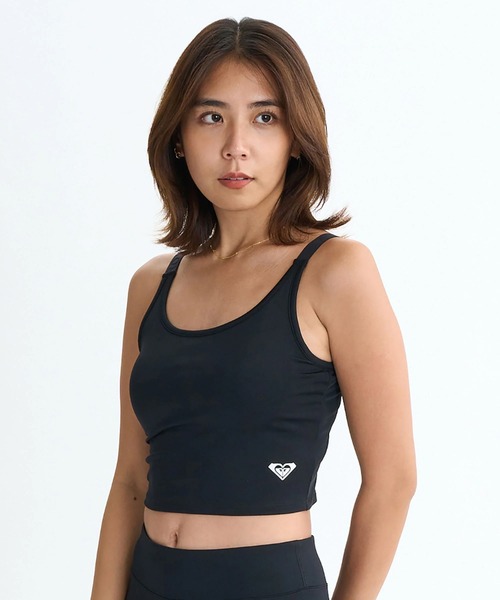 ROXY(ロキシー)の「MY 1ST ROXY BRA /ロキシー速乾UVケア水陸両用スポーツブラ(水着)(スポーツブラ・レディース・グレー/ブラック/グリーン/バーガンディー・SMALL/MEDIUM/LARGE)」の2枚目の写真