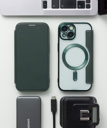 ZIP FIVE（ジップファイブ）の「magsafe搭載 PUレザー iPhone 手帳型スマホケース カバー【11/12/13/13pro/14/14pro/15/15pro/16/16pro/16e対応】（スマホケース/カバー）」