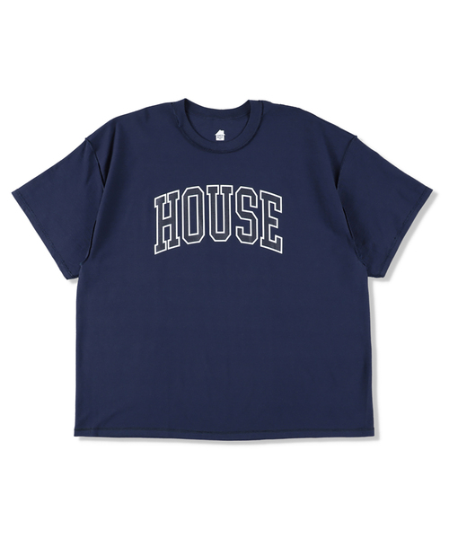 is-ness（イズネス）の「ISNESS MUSIC / イズネス ミュージック HOUSE T-SHIRT（Tシャツ/カットソー・メンズ・ネイビー/ホワイト/グリーン・FREE）」の3枚目の写真