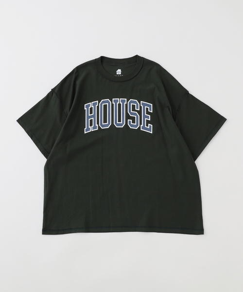 is-ness（イズネス）の「ISNESS MUSIC / イズネス ミュージック HOUSE T-SHIRT（Tシャツ/カットソー・メンズ・ネイビー/ホワイト/グリーン・FREE）」の12枚目の写真