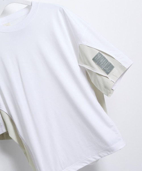 N.HOOLYWOOD(N.ハリウッド)の「【N.HOOLYWOOD】別注 9255-CS60-018 切り替えT-SHIRT(Tシャツ/カットソー・メンズ・ブラック/ベージュ/ネイビー・36/38)」の1枚目の写真