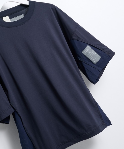 N.HOOLYWOOD(N.ハリウッド)の「【N.HOOLYWOOD】別注 9255-CS60-018 切り替えT-SHIRT(Tシャツ/カットソー・メンズ・ブラック/ベージュ/ネイビー・36/38)」の3枚目の写真