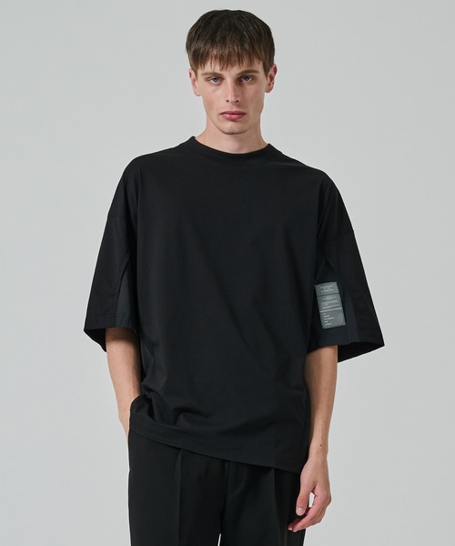 N.HOOLYWOOD(N.ハリウッド)の「【N.HOOLYWOOD】別注 9255-CS60-018 切り替えT-SHIRT(Tシャツ/カットソー・メンズ・ブラック/ベージュ/ネイビー・36/38)」の4枚目の写真