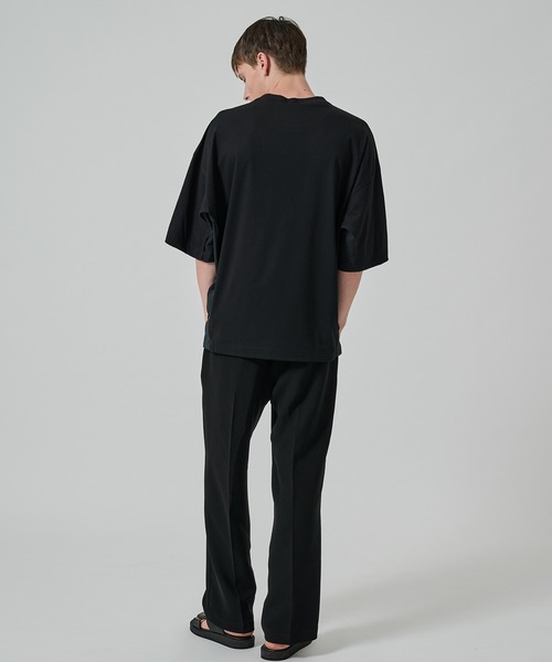 N.HOOLYWOOD(N.ハリウッド)の「【N.HOOLYWOOD】別注 9255-CS60-018 切り替えT-SHIRT(Tシャツ/カットソー・メンズ・ブラック/ベージュ/ネイビー・36/38)」の12枚目の写真