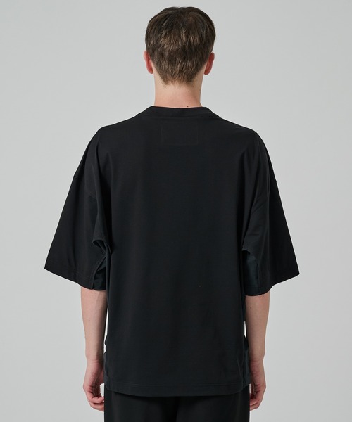 N.HOOLYWOOD(N.ハリウッド)の「【N.HOOLYWOOD】別注 9255-CS60-018 切り替えT-SHIRT(Tシャツ/カットソー・メンズ・ブラック/ベージュ/ネイビー・36/38)」の21枚目の写真