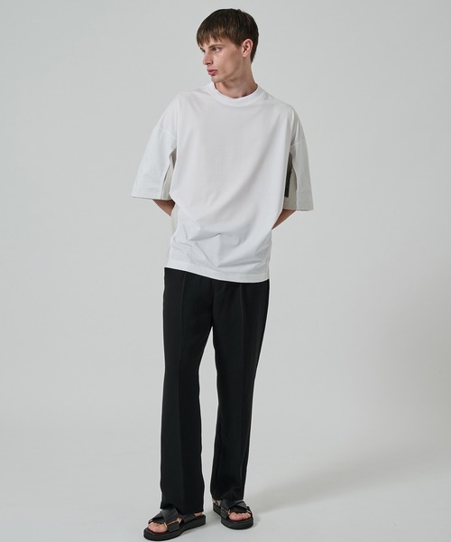 N.HOOLYWOOD(N.ハリウッド)の「【N.HOOLYWOOD】別注 9255-CS60-018 切り替えT-SHIRT(Tシャツ/カットソー・メンズ・ブラック/ベージュ/ネイビー・36/38)」の13枚目の写真