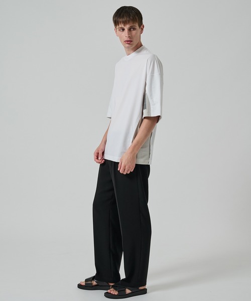 N.HOOLYWOOD(N.ハリウッド)の「【N.HOOLYWOOD】別注 9255-CS60-018 切り替えT-SHIRT(Tシャツ/カットソー・メンズ・ブラック/ベージュ/ネイビー・36/38)」の14枚目の写真