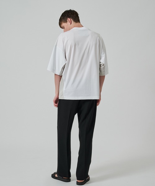 N.HOOLYWOOD(N.ハリウッド)の「【N.HOOLYWOOD】別注 9255-CS60-018 切り替えT-SHIRT(Tシャツ/カットソー・メンズ・ブラック/ベージュ/ネイビー・36/38)」の15枚目の写真